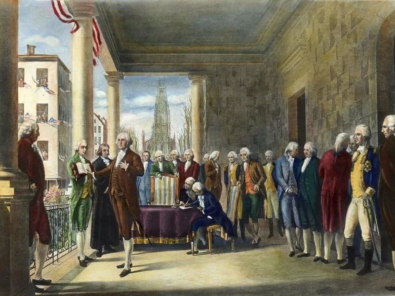 1836 - Ramón de Elorriaga - George Washington viene nominato primo presidente degli Stati Uniti